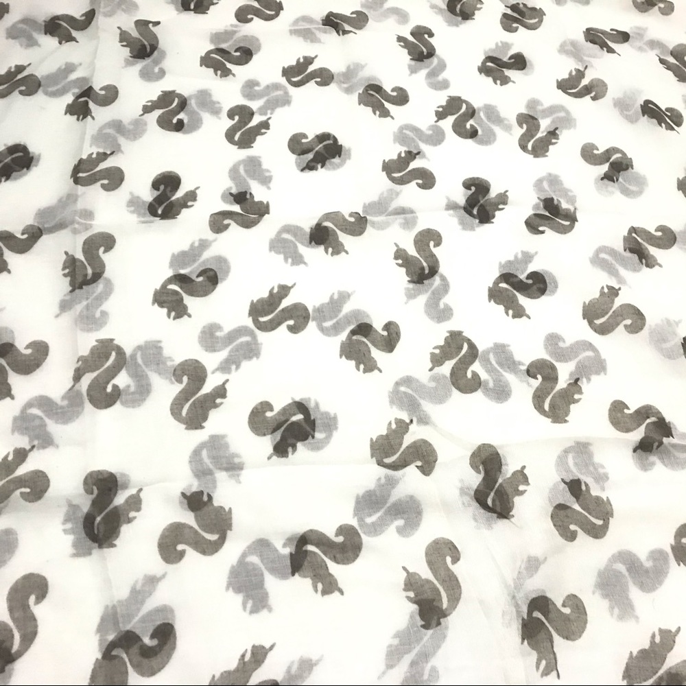 Women Squirrel Scarf Women Large Rectangular Neck - Picture 7 of 7